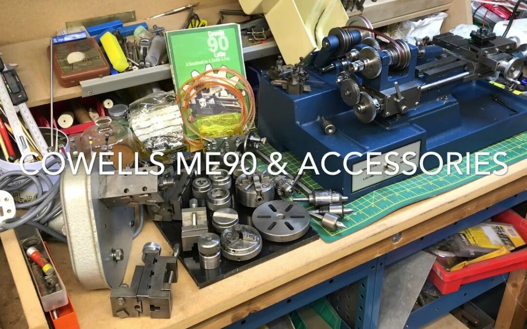 Cowells 90ME Lathe with Attachments and Accessories